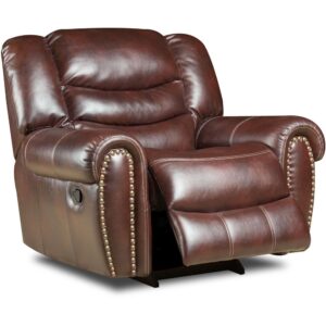 When you experience the firm support of the Lancaster Rocker Recliner relaxation will be the only thing on your mind. This recliner is equipped with all of the ingredients for unwinding