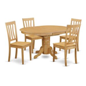 the dining tables top presents a gentle feel to dining room. The oval dining room table accommodates at least 6 kitchen dining chairs