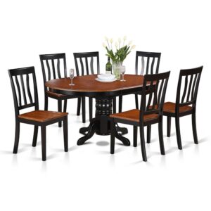 The natural colors of Black & Cherry small kitchen table set complement a different designs and preferences. Having a lightly rounded edge