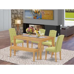 bring this exclusive CACE7-OAK-07 dining set includes a rectangular table