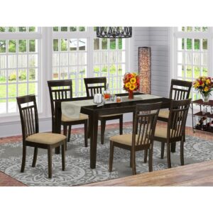 clear lines and graceful appeal. Capri kitchen table sets provide your living area having a fashionable and aesthetic design and style. This particular Capri table and dining chairs comes with four pieces of tempered