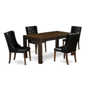 EAST WEST FURNITURE CNFO5-77-49 5-PC DINING ROOM TABLE SET