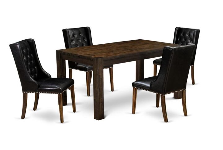 EAST WEST FURNITURE CNFO5-77-49 5-PC DINING ROOM TABLE SET