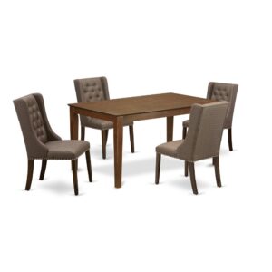 EAST WEST FURNITURE CNFO5-N8-18 5-PC KITCHEN ROOM TABLE SET