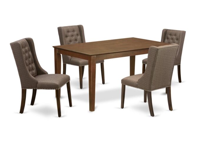 EAST WEST FURNITURE CNFO5-N8-18 5-PC KITCHEN ROOM TABLE SET