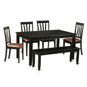 which is definitely an excellent option for a big family as well as hosting social gatherings at home. The dining set is all-natural without medium density firewood. Its traditional style and design will go with your dining area and assure that meals are always filled with joy. 
