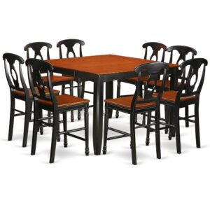this 9-piece counter height dining table set is a simplistic and ideal set for your home. As mentioned above