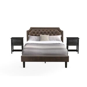 We are providing an elegant wood bed frame that will surely make a gorgeous addition to any master bedroom. This wood platform bed contains a Headboard