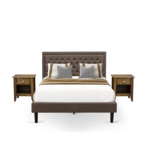 This stunning wood bedroom set is a shining example of innovative style and forward thinking. Add elements of classic glamour to your bedroom with this gorgeous bed set. Crafted with sturdy wooden