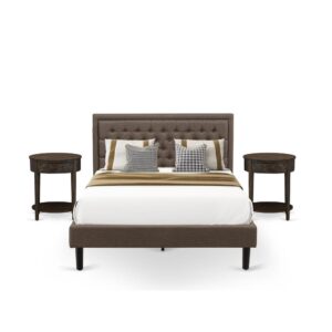 This stunning full bedroom set is a shining example of modern design and forward thinking. Add elements of antique glamour to your bedroom with this gorgeous full size bed set. Crafted with sturdy wood