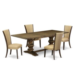Take your kitchen or dining area to the next level with our unique style rectangular expandable leaf table. The kitchen table features a classic design with a painted