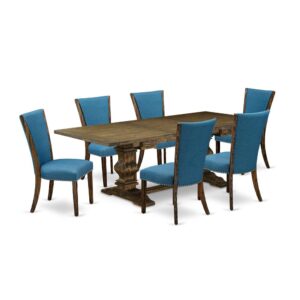 Upgrade your kitchen or dining area to the next level with our unique style rectangle extendable leaf table. The dinette table features a classic design with a painted