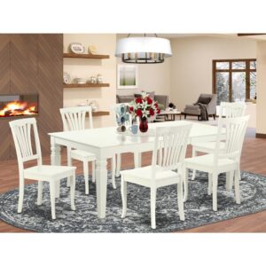 this well-designed and comfortable kitchen table may be used for hours at a time. This rectangular table is best for 4-8 people to sit and enjoy their meal. This wonderful slick Linen White kitchen table makes a really good addition for all kitchen space and corresponds all sorts of dining-room concepts. This particular dining chairs present fashionable and comfy seating