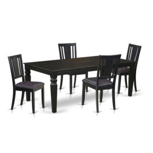 Modern Touch To Any Kitchen Or Dining Room. This Particular Five Piece Dining Room Table Set With 1 Table And 4 Dining Room Chairs. Top Notch Kitchen Set Which Made Out Of 100% Asian Hardwood. Simply No Mdf