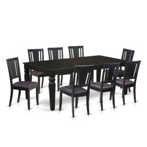 Modern Touch To Any Kitchen Area Or Dining Room. This Type Of Nine Piece Dining Table Set With One Table And Eight Dining Room Chairs. High Quality Dining Set Which Made Out Of 100% Asian Hardwood. Simply No Mdf