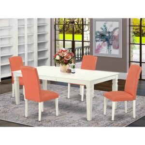 this well-designed and comfortable dinette table may be used for hours at a time. This rectangular wooden table is best for 4-8 people to sit and enjoy their meal. This wonderful slick Linen White kitchen table makes a really good addition for all kitchen space and corresponds all sorts of dining-room concepts. 100% solid wood from table top to table legs. This simple but charming Parson chair will add ambiance and style to your dining-room. Give your home a pop of chic style with this must-have Parson chair. A contemporary twist on a classic design