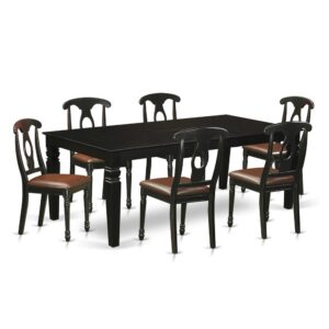 Contemporary Touch To Any Kitchen Or Dining Room. This Type Of 7 Piece Dining Room Table Set With 1 Table And 6 Dining Room Chairs. Top Notch Dining Set Which Made From 100% Asian Hardwood. Simply No Mdf