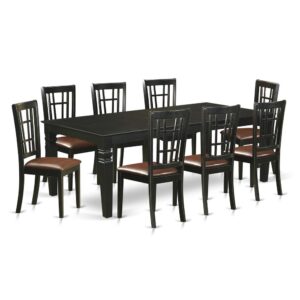Modern Touch To Any Kitchen Or Dining Room. This Specific Nine Piece Dining Room Table Set With 1 Table And Eight Dining Room Chairs. Premium Quality Dining Set Which Made From 100% Asian Hardwood. Simply No Mdf