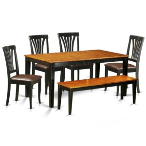 beautiful table and chairs set contains a table made from rubber wood