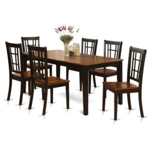 and also a highly detailed Buttermilk & Cherry color choice. Tough dining chairs are designed with an uncomplicated geometric back that brings an feature of style to any dining area. Dining room table characteristics