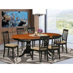 offers a great deal of room around this kitchen table set for both close family and party guests. A gorgeous shape of each dinette chair presents a distinctive aesthetic twist. The incredibly charming dinette chairs can certainly make any kitchen area superb.