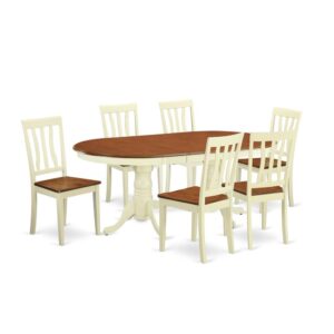 a large all Asian hardwood table and there’s plenty of room to easily seat and serve 6. The style is sophisticated enough for the dining space