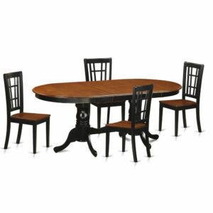 look no further! This lovely table is the perfect addition to any home. The kitchen dinette table itself has a self-storage leaf