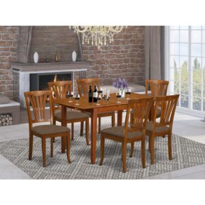 certain to function as a main element of any living area. The warm Saddle Brown dinette table can be purchased in a cozy and convenient size