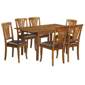 sure to function as a main characteristic of any kitchen. The nice and cozy Saddle Brown small kitchen table also comes in a cozy and handy size