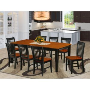 kitchen dining chair. The extendable leaf can be easily expanded making dining space for personal occasions or great parties. The dinette table is created from prime quality rubber wood known as Asian Hardwood. No heat treated pressured wood like MDF