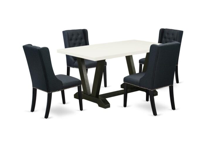 EAST WEST FURNITURE - V626FO624-5 - 5 PIECE DINING TABLE SET