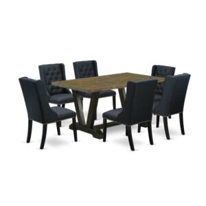 EAST WEST FURNITURE - V676FO624-7 - 7-PC DINING TABLE SET