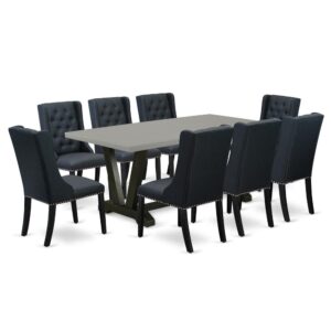 EAST WEST FURNITURE - V697FO624-9 - 9-PC DINING TABLE SET