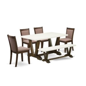 The Elegant 5 Piece kitchen table set includes 1 Drop Leaves dining table and 4 matching dinning chairs. Our dinning room chairs adds a sense of elegance to your room and the modern style is compatible seamlessly with any décor. The contemporary Button Tufted Chair Back of this dining room chair blends beautifully with the Linen Fabric seat