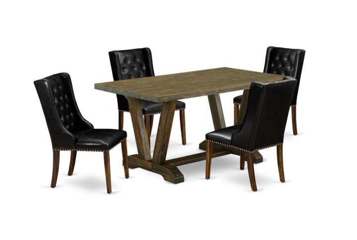 EAST WEST FURNITURE - V776FO749-5 - 5 PIECE DINING TABLE SET