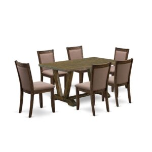 Our 5-Piece table and chairs dining set offers a round dining table and 4 chairs for dining room which can fully accommodate your family.