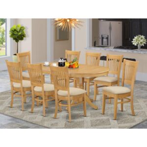 the small kitchen table set is certainly well-produced with distinctive Asian hardwood. Comfort of dining room tableis paramount aspect in style with a18 inch self-storage extension leaf which makes a small kitchen table expansion a "breeze.” The slat-back kitchen chairs are enticing with comfy wood or soft-cushioned seats.