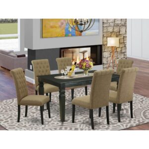 the most desirable Place for this particular beautiful item is dining-room or kitchen space. A regal and affordable Parson chair offers a touch of beauty to any dining room and provides a sensible seating arrangements. The upholstered dining chair features a beautiful stitched exterior. Tall back