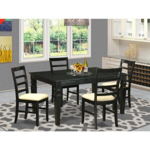 4 chairs. The maximum seat capacity for this dining set is 4 persons. As a result of construction and appearance of this product