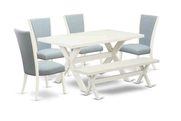EAST WEST FURNITURE - X026VE215-6 - 6-PC DINING ROOM TABLE SET