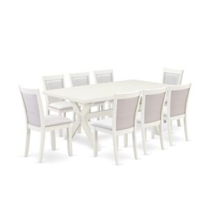 Our eye-catching dining table set will enhance the beauty of any dining area with its stylish model and decor. This 7-Piece dining room set includes a beautiful dining table and 6 matching dining room chairs. This dining table set adds some simple and contemporary beauty to your home. Ideal for dinette
