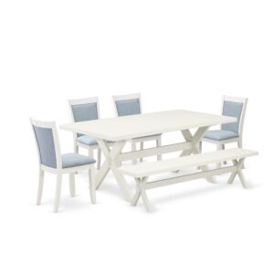 Our eye-catching modern dining table set will boost the appearance of any dining area with its stylish model and decor. This 7-Piece dining room table set includes a beautiful dining table and 6 matching dining room chairs. This dinner table set adds some simple and contemporary beauty to your home. Ideal for dinette