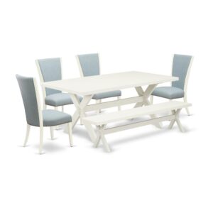 EAST WEST FURNITURE - X027VE215-6 - 6-PIECE DINING TABLE SET