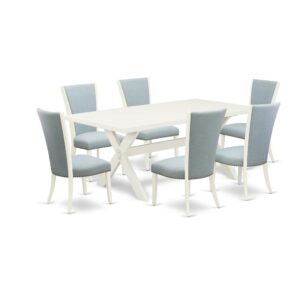 EAST WEST FURNITURE - X027VE215-7 - 7-Pc TABLE SET