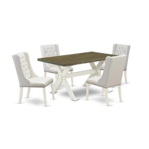 EAST WEST FURNITURE - X076FO244-5 - 5-PIECE DINING TABLE SET