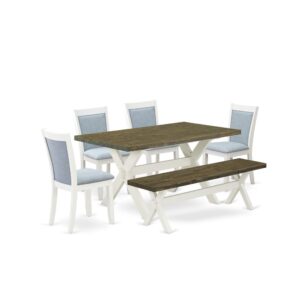 Our eye-catching modern dining set will boost the beauty of any dining area with its stylish design and decor. This 9-Piece kitchen table set consists of an attractive rectangular table and 8 matching dining room chairs. This dining set adds some simple and contemporary elegance to your home. Ideal for dinette