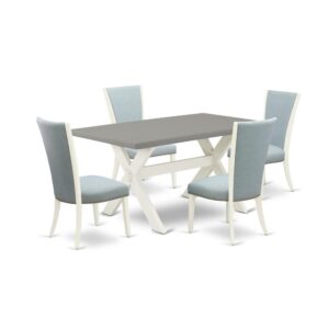 EAST WEST FURNITURE - X096VE215-5 - 5-PC DINING TABLE SET