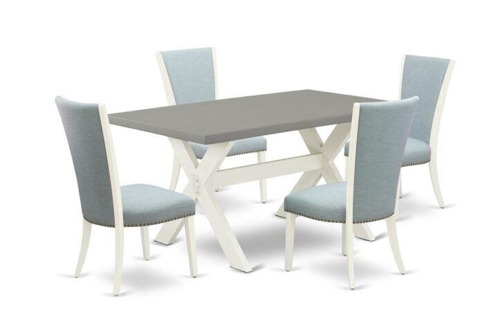EAST WEST FURNITURE - X096VE215-5 - 5-PC DINING TABLE SET
