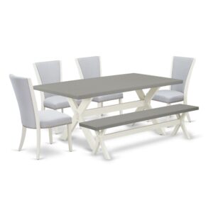 EAST WEST FURNITURE - X097VE005-6 - 6-PIECE DINING TABLE SET