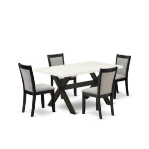 This 9 Piece mid century dining set includes a dining table with 8 wood dining chairs to make your friends and family meals easier and pleasant. The frame of this kitchen dining table set is created of prime quality rubber wood